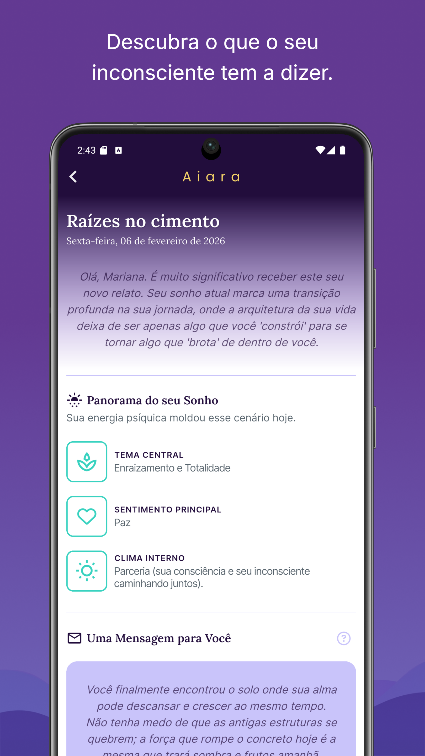 Aiara - Análise de Sonho